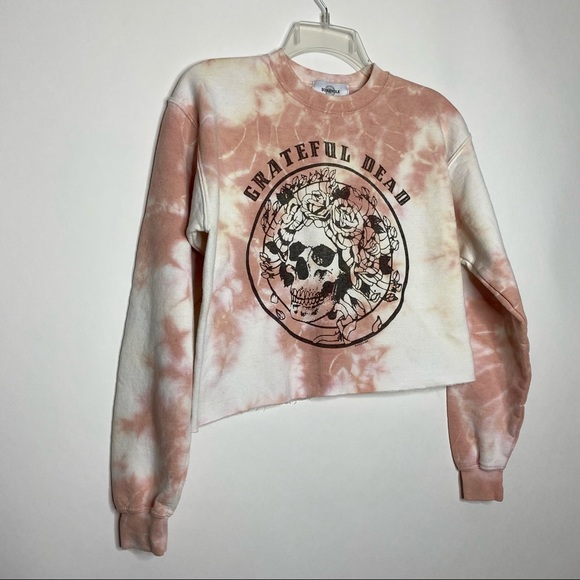 Soul Cycle Grateful Dead Tie Dye Crop Sweatshirt - Picture 10 of 10